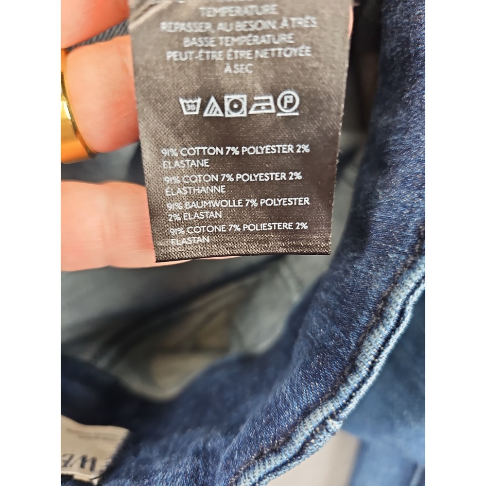 Free People We The Free Just Float On Flare Jeans Women's 28x32 Blue Stretch - Picture 5 of 8